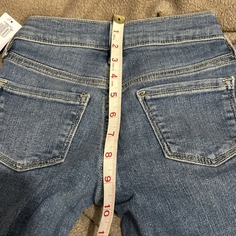 Old Navy Girls High Rise Rockstar 360° Skinny Jeggings Dark Wash Size 8 Kids